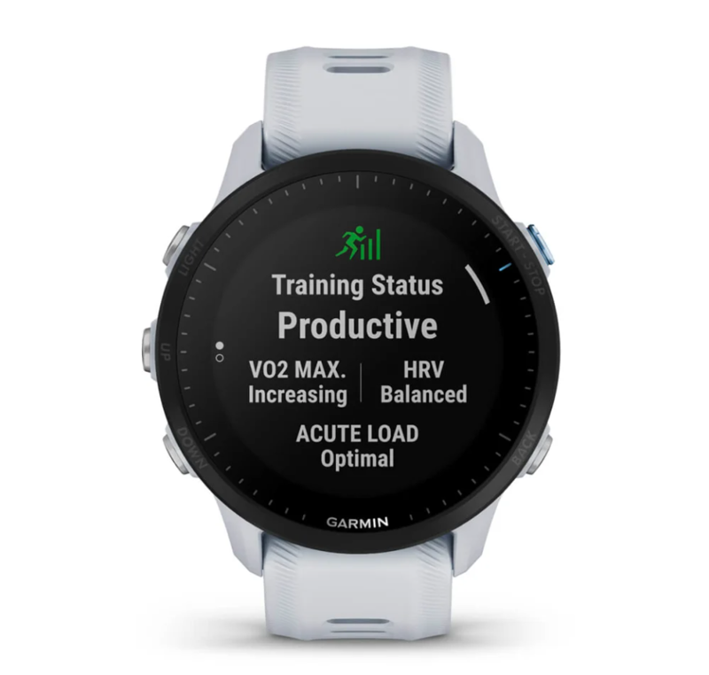 Garmin Forerunner 955 Non-Solar GPS Watch in White-1